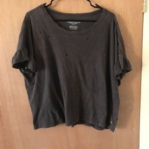 AE ruffle sleeve t-shirt